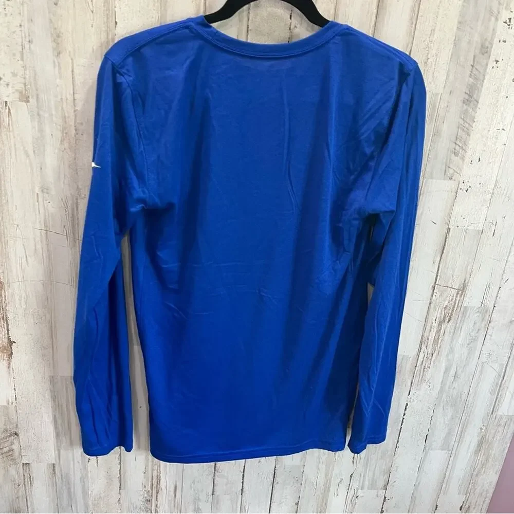 Nike New York Giants NFL Long Sleeve T-shirt Blue “The Nike Tee” Small
